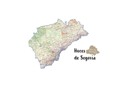 Mapa Hoces de Segovia